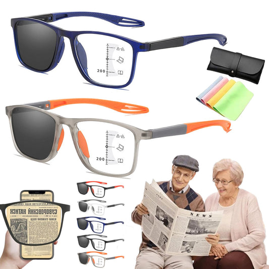 FlexFit® Óculos de Leitura Progressivos Photogrey