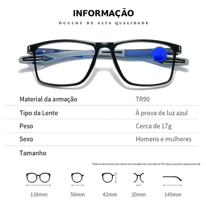 FlexFit® Óculos de Leitura Progressivos Fotocromáticas