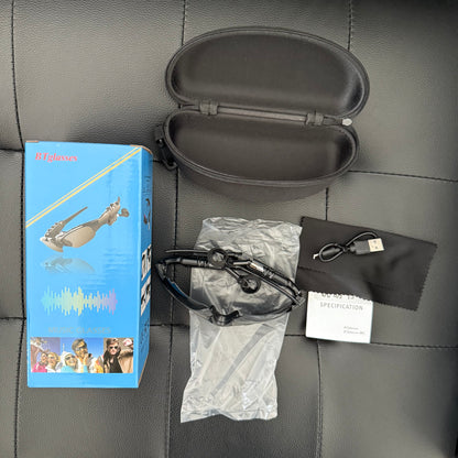 AudVision® - Óculos Bluetooth Com Fone Integrado