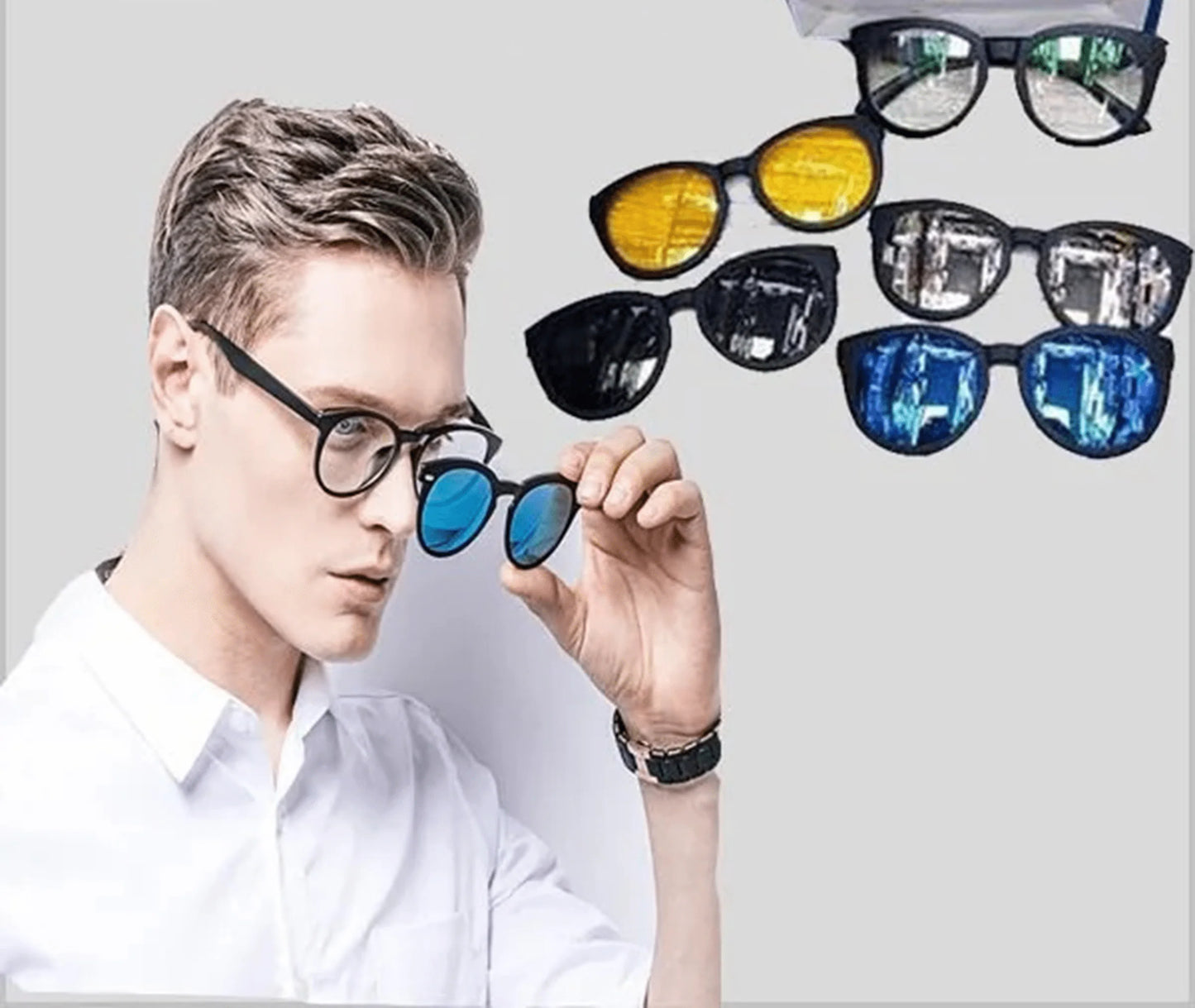 Oculos Magneticos 6 em 1